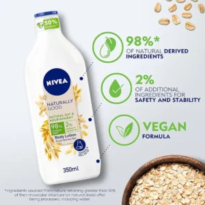Nivea Lotion Organic Oat and Nourishment 350ML