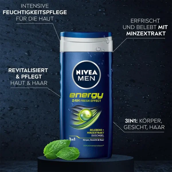 Nivea Men Energy Shower Gel 250ML