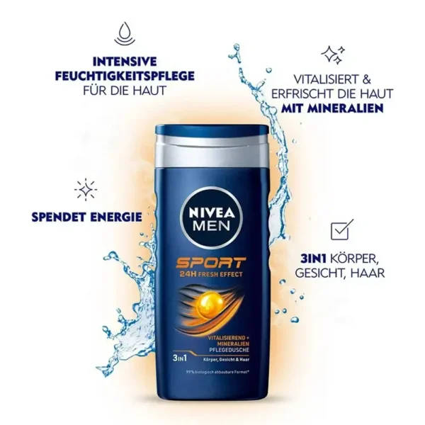 Nivea Men Shower Gel Sports 250ML