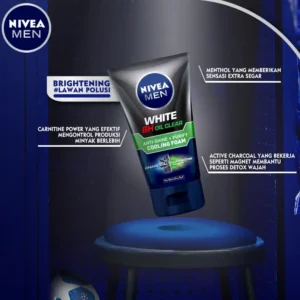 Nivea Men Whitening Oil Control Facial Foam 100ML