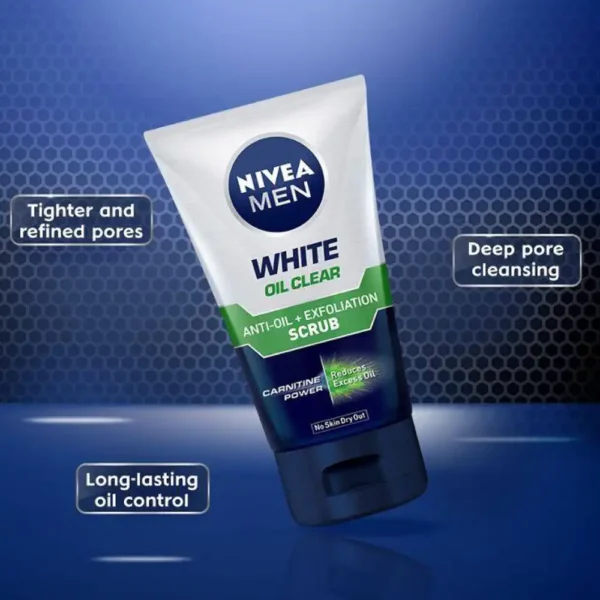 Nivea White Oil Clear Scrub 100ML
