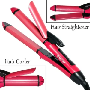 Nova 2-in-1 Hair Beauty Straightener and Curler NHC-1818SC