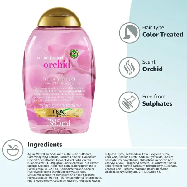 OGX Shampoo Orachid Oil 385ML