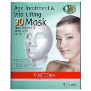 Purederm Age Treatment and Vital Lifting 3D Mask 3s