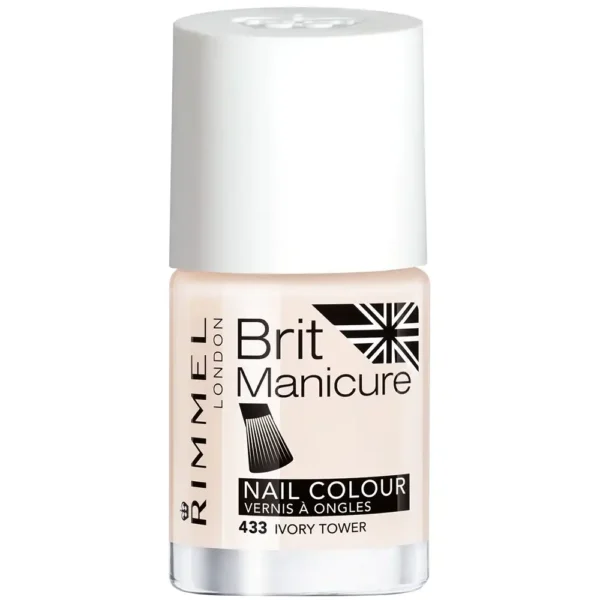 Rimmel Brit Manicure Nail Colour 433-Ivory Tower