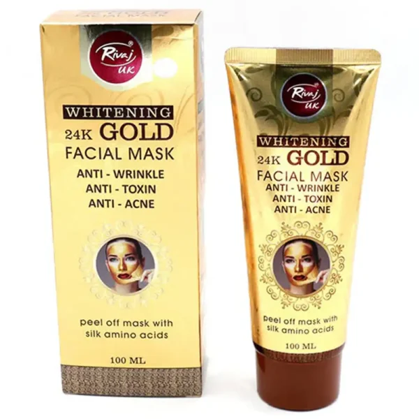Rivaj Whitening 24K Gold Facial Mask 100ML