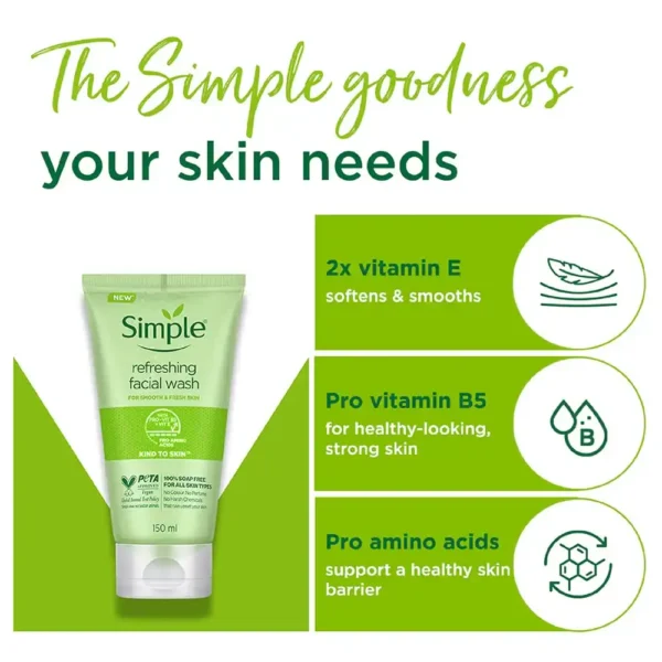 Simple Refreshing Facial Wash 150ML