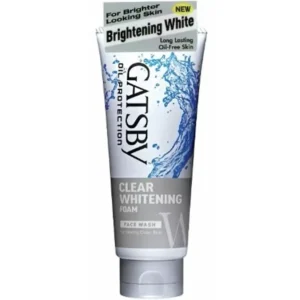 Gatsby Clear Whitening Foam Face Wash 120g