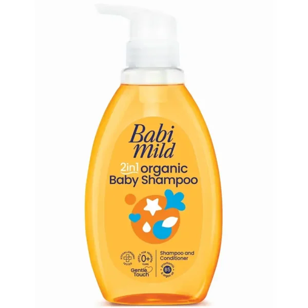 Babi Mild 2-in-1 Organic Baby Shampoo 380ml