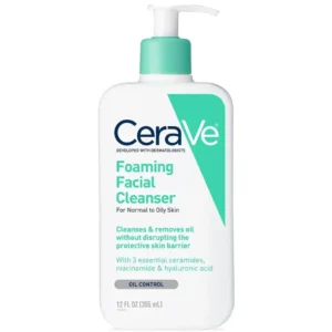 Cerave Foaming Facial Cleanser 237ml Normal To Oily Skin