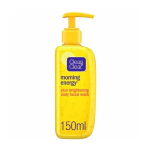 Clean & Clear Morning Energy Facial Wash 150ml Yellow