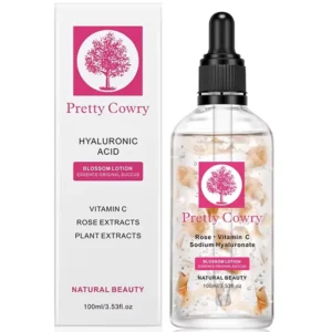 Pretty Cowry Hyaluronic Acid Extract & Vitamin C Rose Serum 100ml