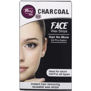 Rivaj UK Face Pro Salon Wax Strips Charcoal 24s