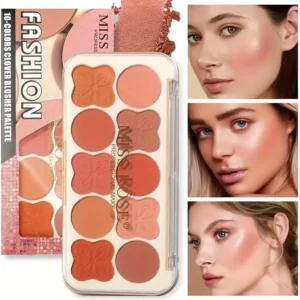 Miss Rose 10 Color Blusher Palette 7004-082Y