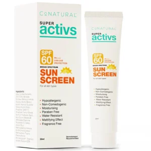 Co Natural Super Active Sunscreen Spf 60 30ml