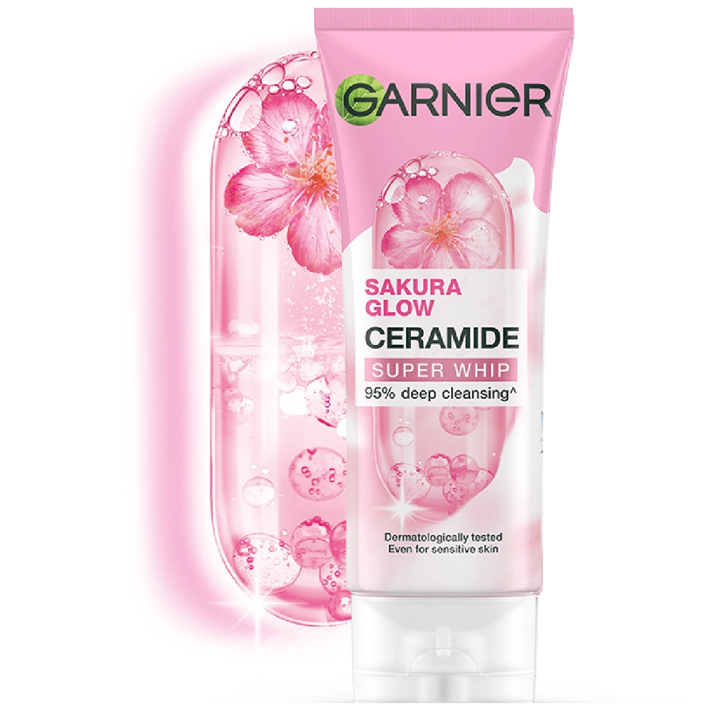 Garnier Sakura Glow Ceramide Super Whip 100ml