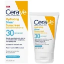 CeraVe Hydrating Sheer Sunscreen SPF30 89ml