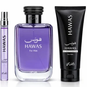 Rasasi Hawas For Him EDP 3 Piece Perfume Set