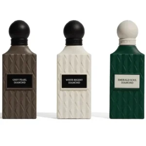 Ibraq Diamond Grey 2 EDP For Unisex 75ml x 3
