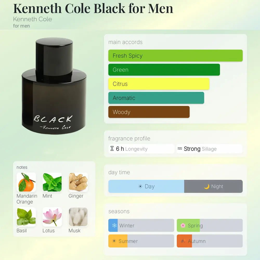 Kenneth Cole Black EDT For Men 100ml - Image 4