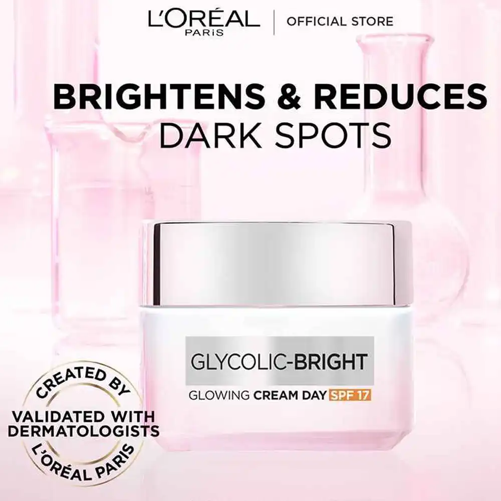 Loreal Glycolic Bright Glowing Day Cream SPF17 50ml
