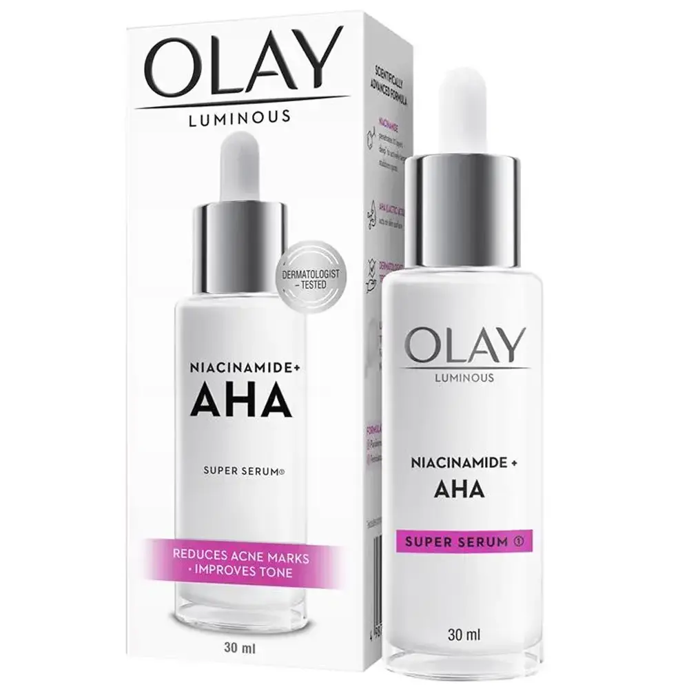 Olay Luminous Niacinamide + AHA Super Serum 30ml - Image 2