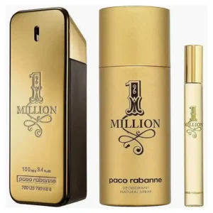 Paco Rabanne 1 Million EDT For Men Gift Set - 3 Piece