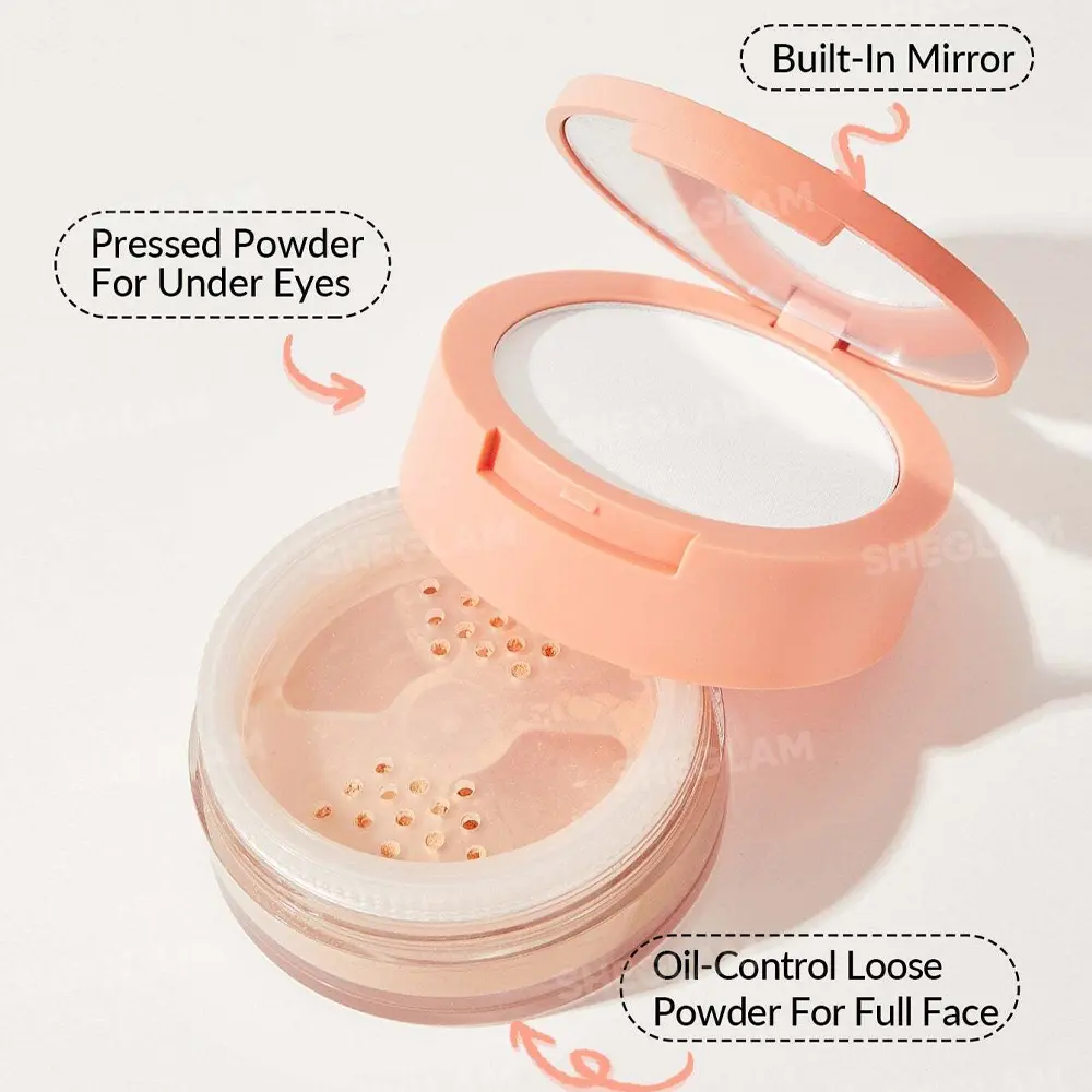 Sheglam Insta-Ready Face & Under Eye Setting Powder - Image 2