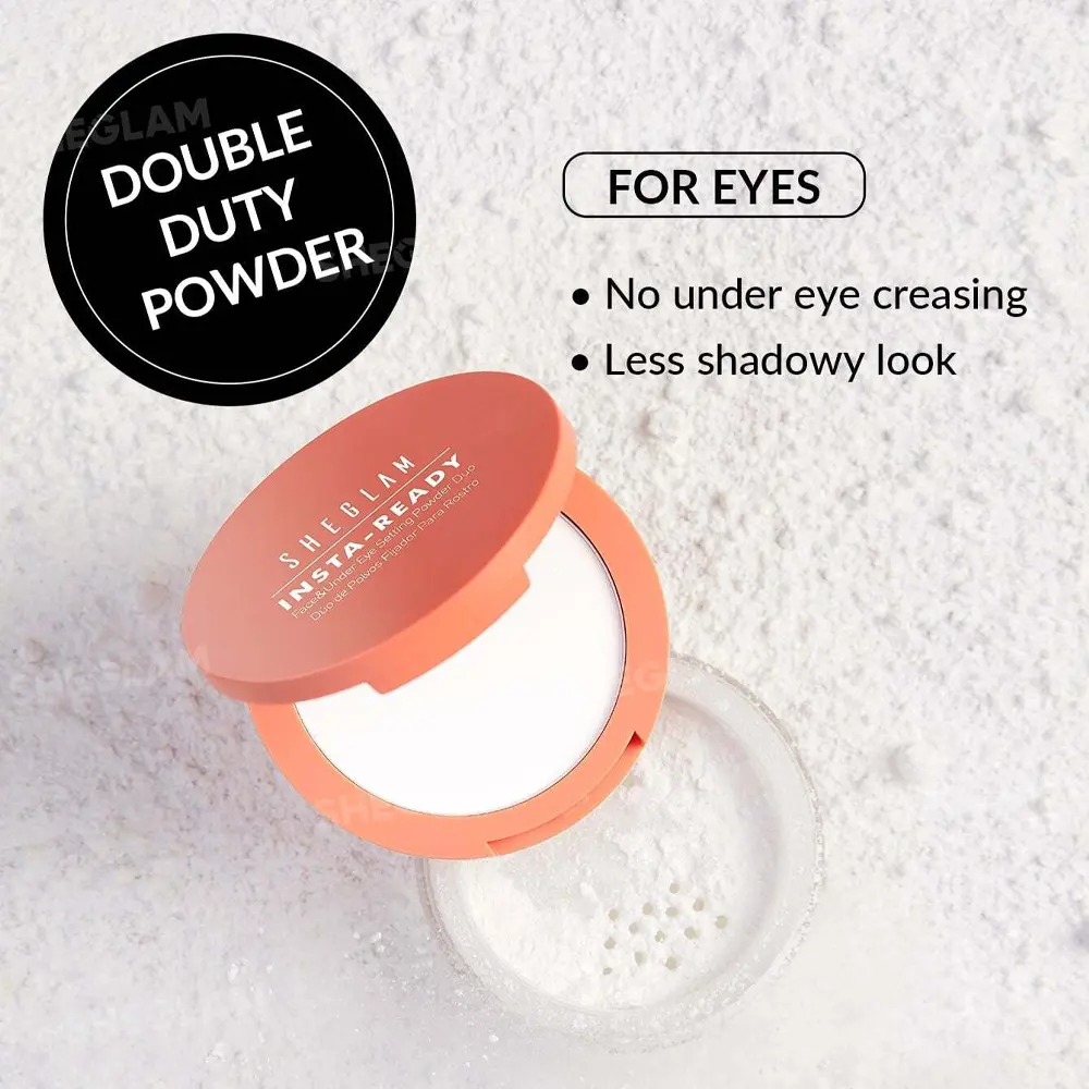 Sheglam Insta-Ready Face & Under Eye Setting Powder - Image 9