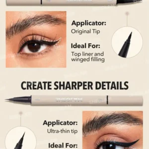 Sheglam – Multi Tasker Line & Detail Eyeliner Pen Black – 2ml